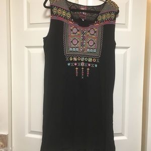Johnny Was Casual Embroidered Dress